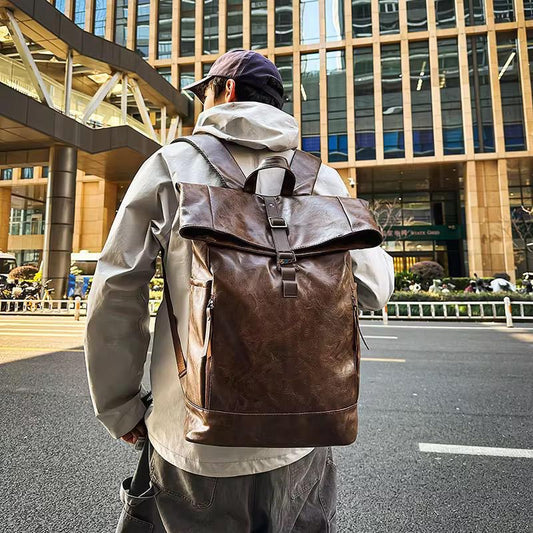 Sac à Dos Rétro Vintage Cuir pour Homme