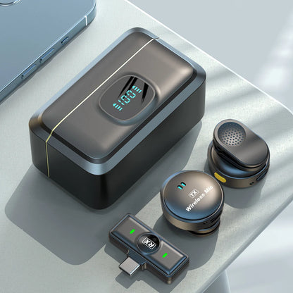 Microphones sans fil avec boîtier de charge Wireless Mic