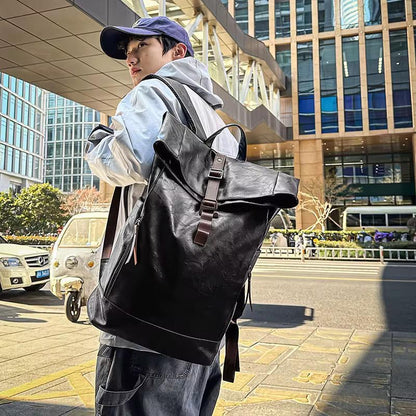 Sac à Dos Rétro Vintage Cuir pour Homme