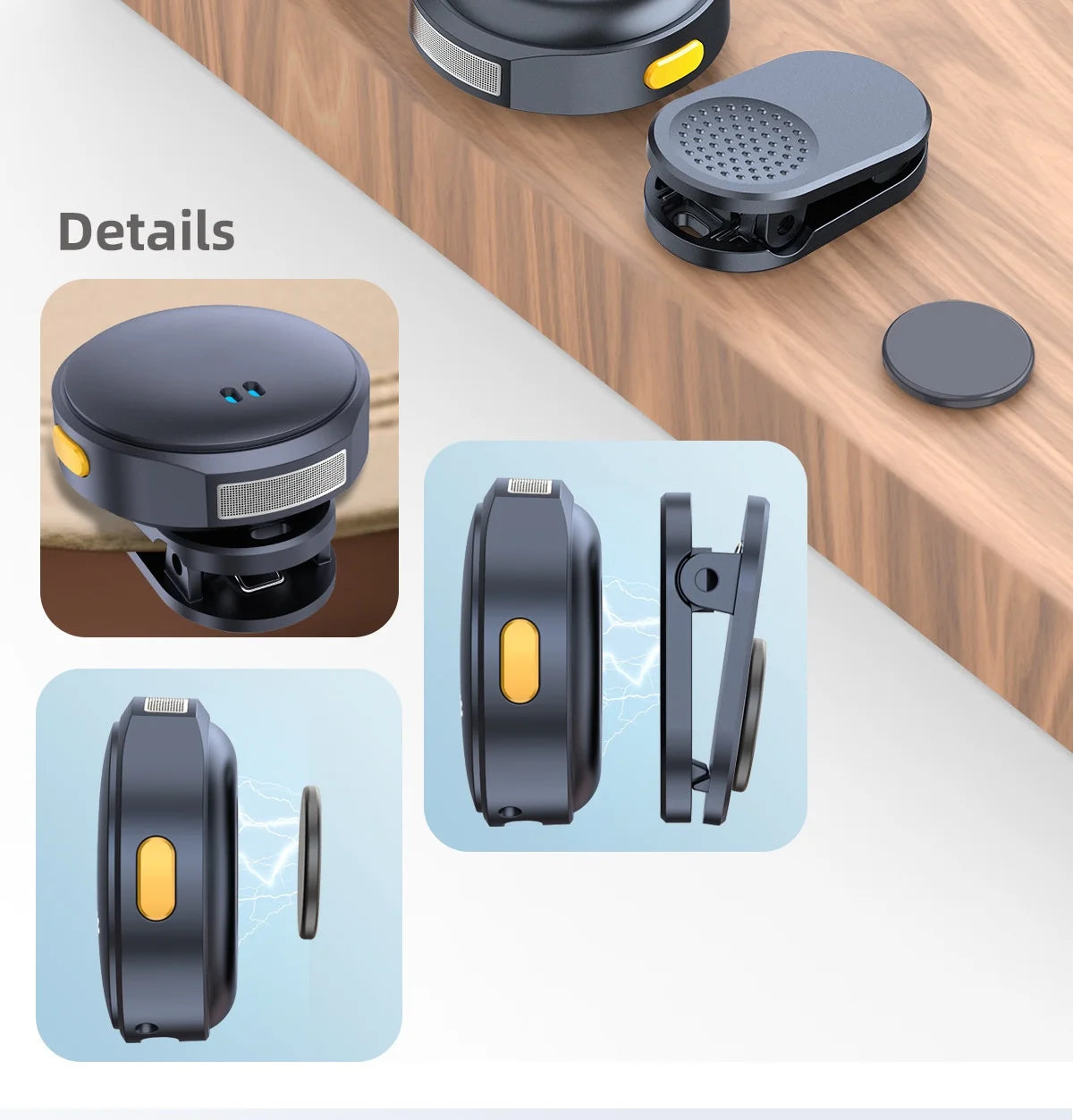 Microphones sans fil avec boîtier de charge Wireless Mic