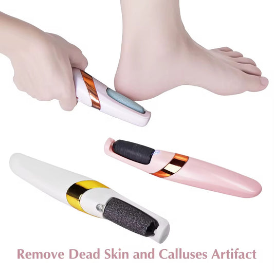 Appareil Électrique Anti-Callosités Rechargeable – Soin Professionnel des Pieds (Lime humide & sèche)