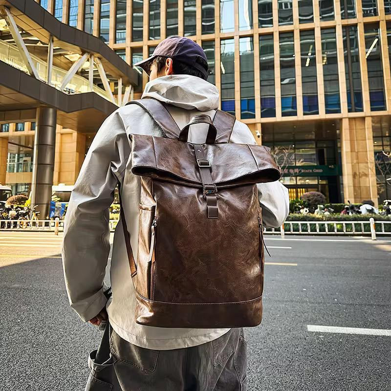 Sac à Dos Rétro Vintage Cuir pour Homme