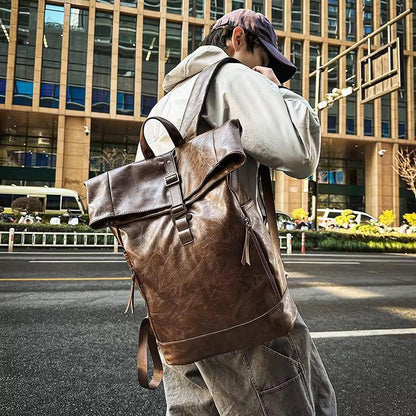 Sac à Dos Rétro Vintage Cuir pour Homme